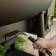 Пеллетный гриль-коптильня Broil King Pellet Crown 500, чёрный