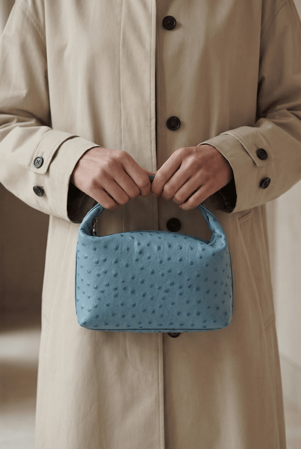 Сумка SADDLE S голубого цвета