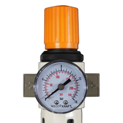 WDK-7720FD Фильтр-масловлагоотделитель 1/4" 5 мкм, 16 бар, с регулятором давления