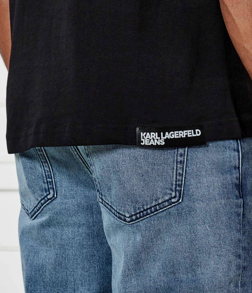 Футболка KLJ Reg Karl Lagerfeld Jeans - черный(A1M17044)