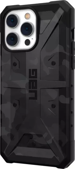 Чехол Uag Pathfinder SE Camo для iPhone 14 Pro 6.1", цвет черный камуфляж (Midnight Camo)