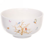 Салатник керамический «Райский сад» 11,5*6см, белый