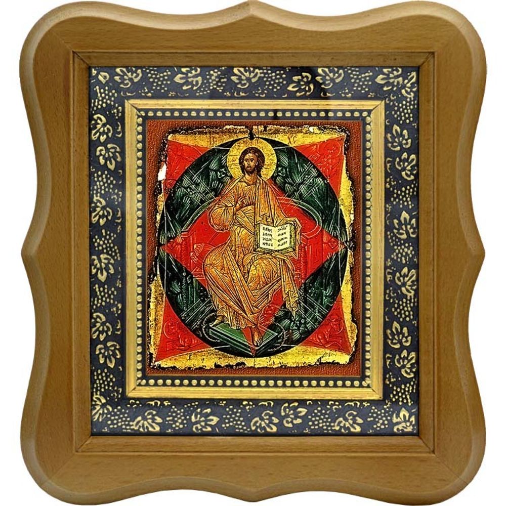 Подаждь Боже - Спас в силах. Копия иконы Андрея Рублева на холсте.