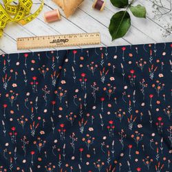 Ткань дюспо миниатюрные цветы