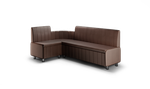 Кухонный уголок со спальным местом К022 кожзам pearl bronze дерево