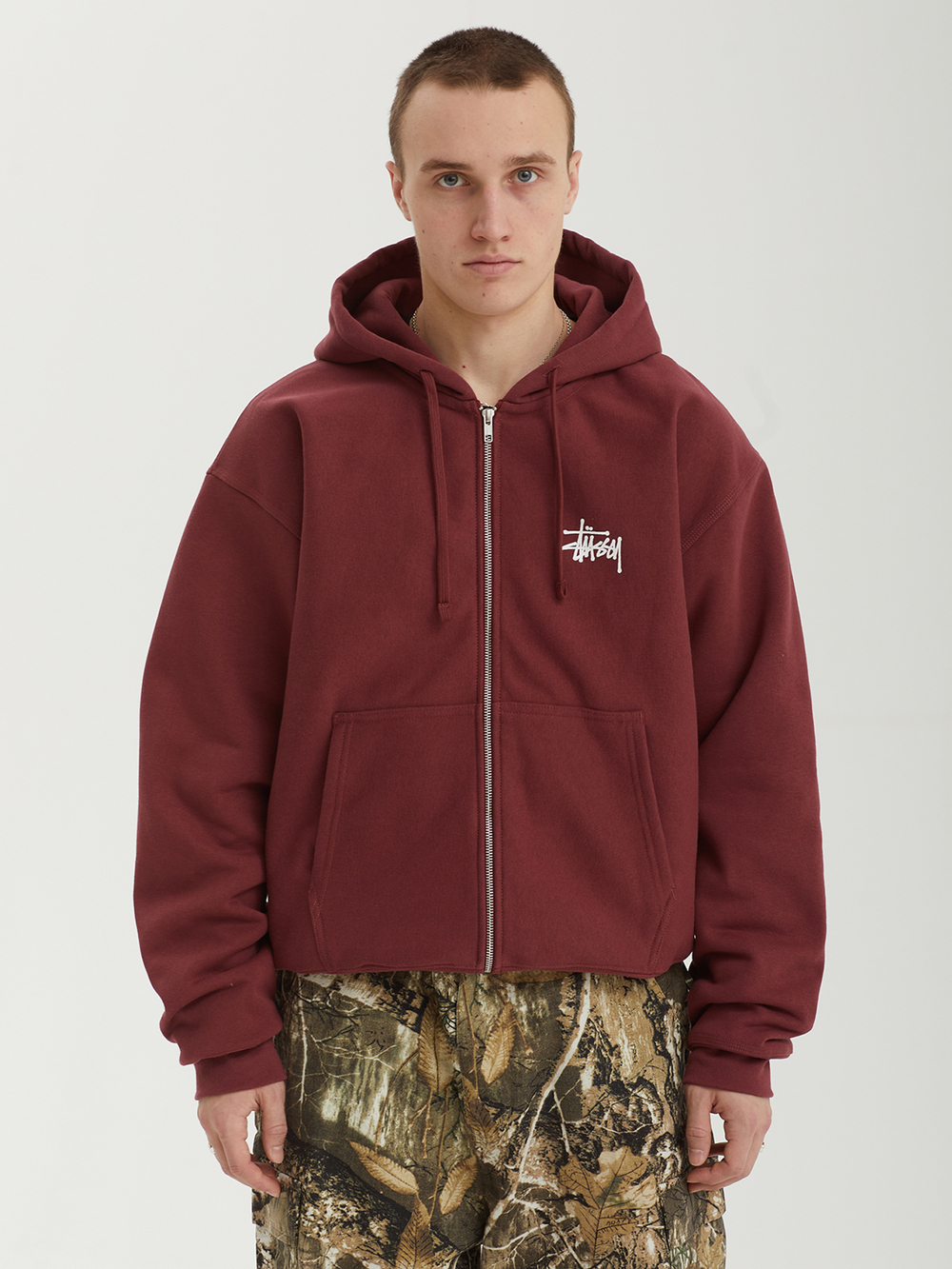 Мужская Толстовка Basic Stussy Zip