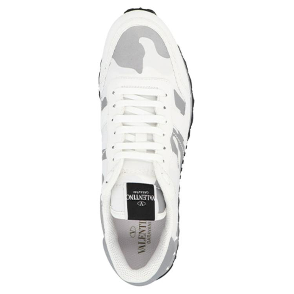 Valentino Garavani Rockrunner Camouflage White Grey