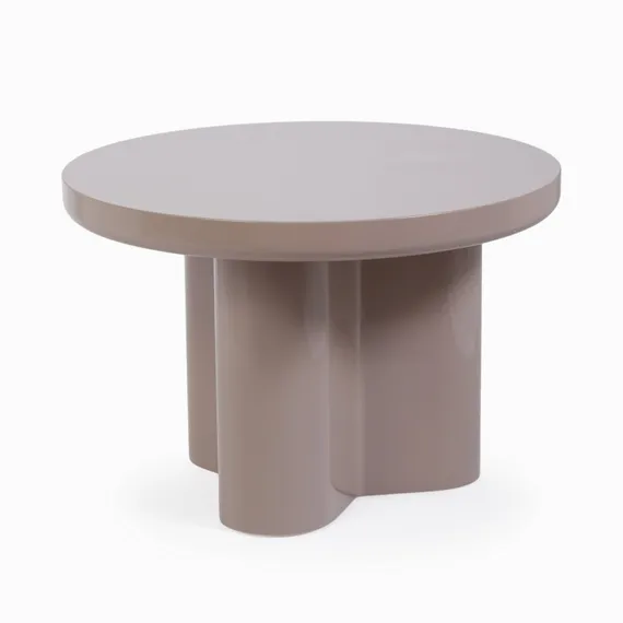 Кофейный стол Savanna Ø60х40 см, бежевый глянец