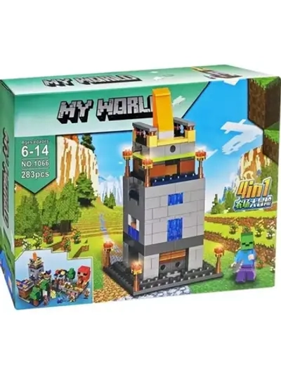 Конструктор Майнкрафт "Башня зомби" 283 детали 1066