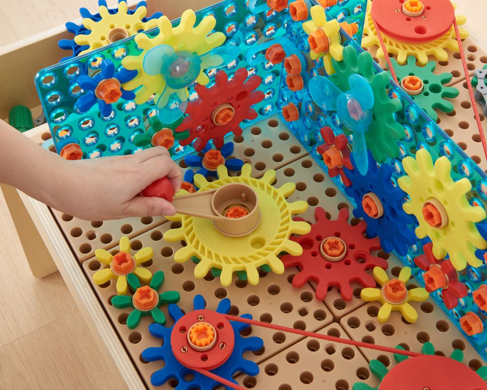 STEM Набор шестеренок расширенный, 198 штук