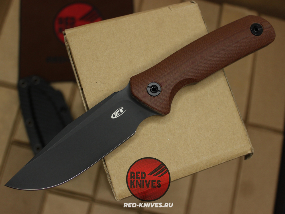 Нож Zero Tolerance 0004 - рукоять микарта, клинок черный