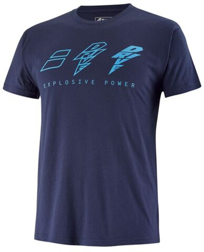 Мужская теннисная футболка Babolat Drive Cotton Tee M - drive blue