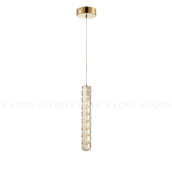 Подвесной светильник Cloyd ELATA P1 / выс. 38 см - золото (арт.11558)