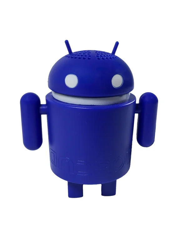 Фигурка - колонка Андроид с разъемом USB и 3.5 mini jack Синяя