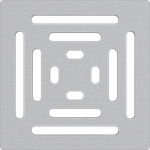 Решетка для сливных трапов AlcaPlast MPV012 102?102 мм, нержавеющая сталь