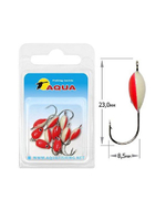 Мормышка фосфорная №06, крючок №12 (2 упакпо 10 шт) 0,08g