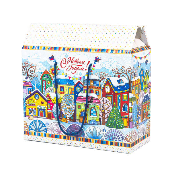 Коробка "Волшебный город" Ларец Малый, 28х28х12,5 см