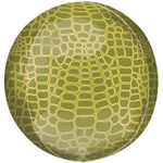 Шар Фольгированный Крокодил Сафари 3D (Бронза)