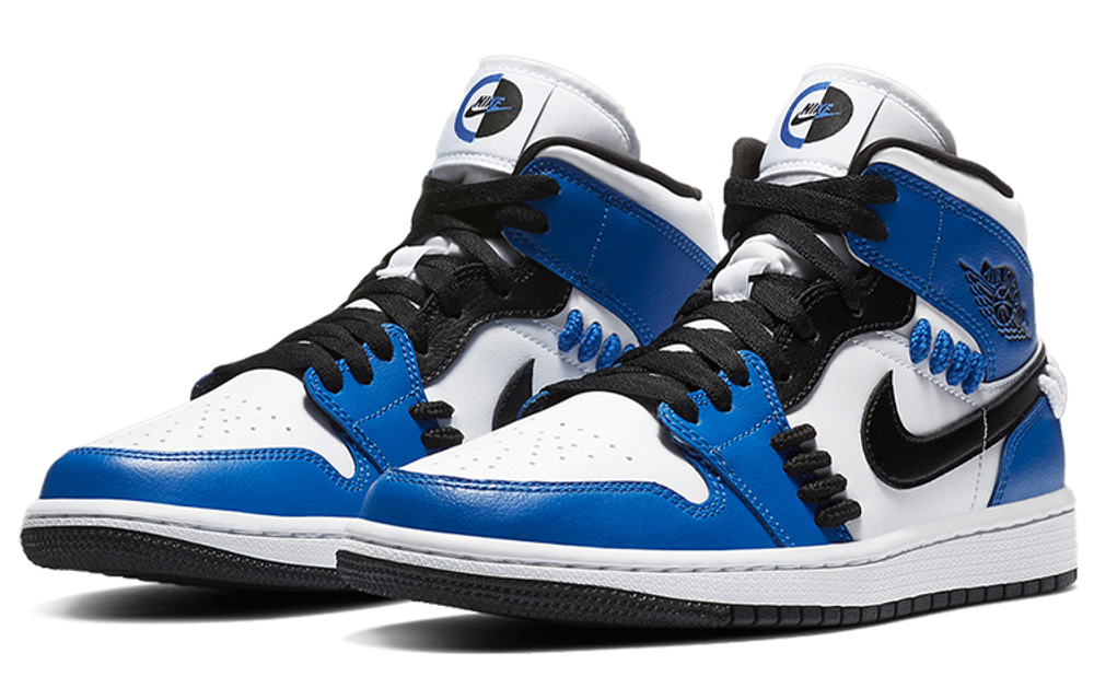 Кроссовки Jordan Air Jordan 1 Mid Se "Game Royal" (Женская размерная сетка)