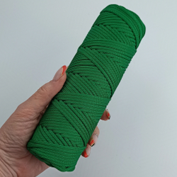 Полиэфирный шнур круглый 3 мм Зеленое яблоко