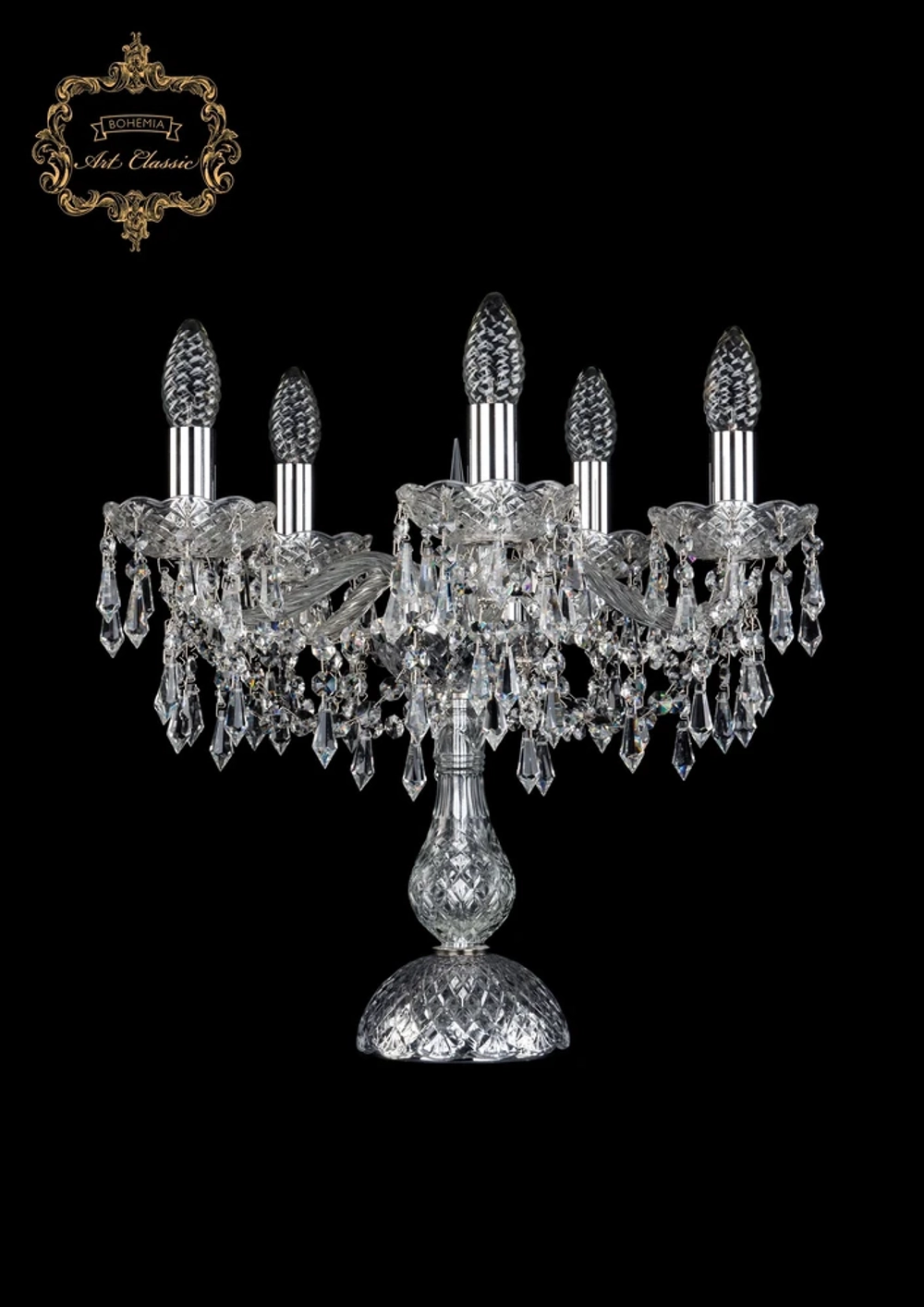 Декоративная настольная лампа Art Classic 12.23.5.141-37.Cr.Dr