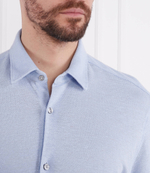 Льняная рубашка Roan_F BOSS BLACK - голубой(50488333)