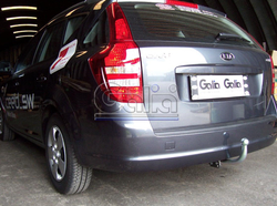 Фаркоп оцинкованный Galia K030A для Kia Ceed универсал 2006-2012(паспорт и сертификат в комплекте)(без электрики)