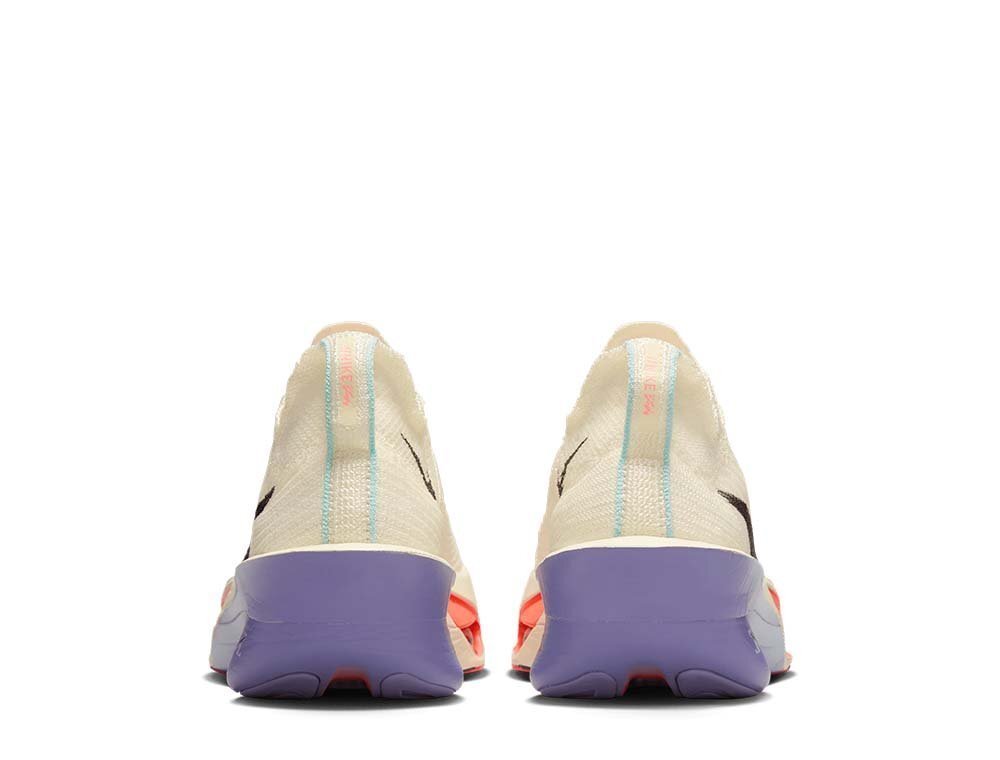 Кроссовки для бега женские Nike Air Zoom Alphafly 3 Кремово-Фиолетовые