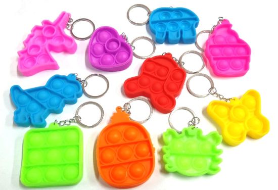 Вечная пупырка POP IT антистресс МИНИ БРЕЛКИ в ассортименте