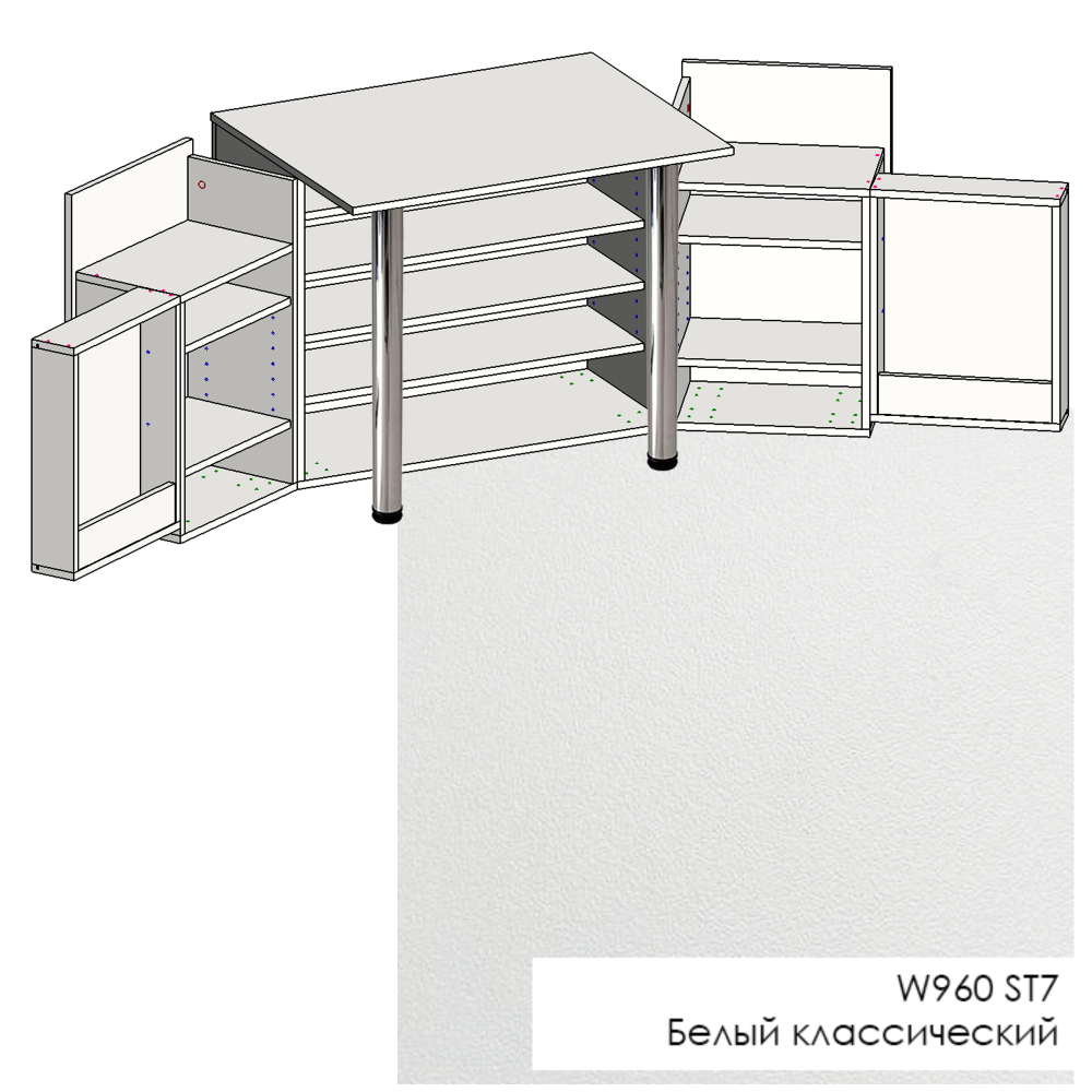 Т - W960 ST7 Белый классический