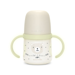 Бутылочка с ручками Suavinex Night Wild 150 мл бежевая, 6 мес+