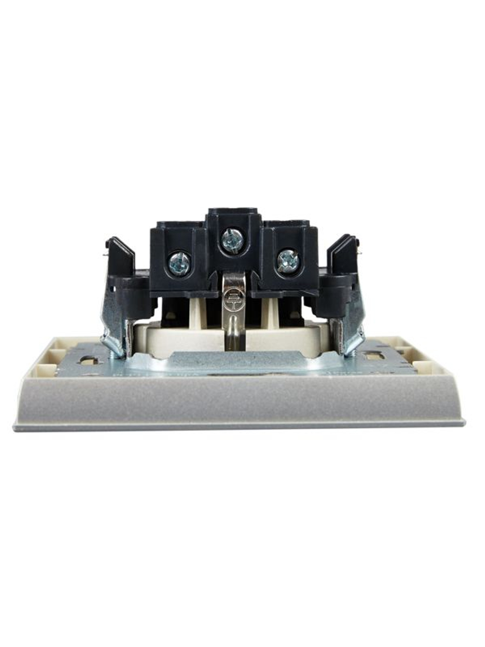 Розетка СП BRITE РСР14-1-0-БрА 16А в сборе с заземл. защ. шторки алюм. IEK BR-R14-16-K47-F