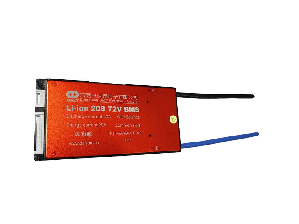 Плата контроля BMS Li-ion 20S 72V 40A