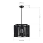 Светильник подвесной ETTAN E27 1х40W
