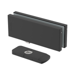 Петля-доводчик для стеклянной двери Range.GL.H10 BL черный