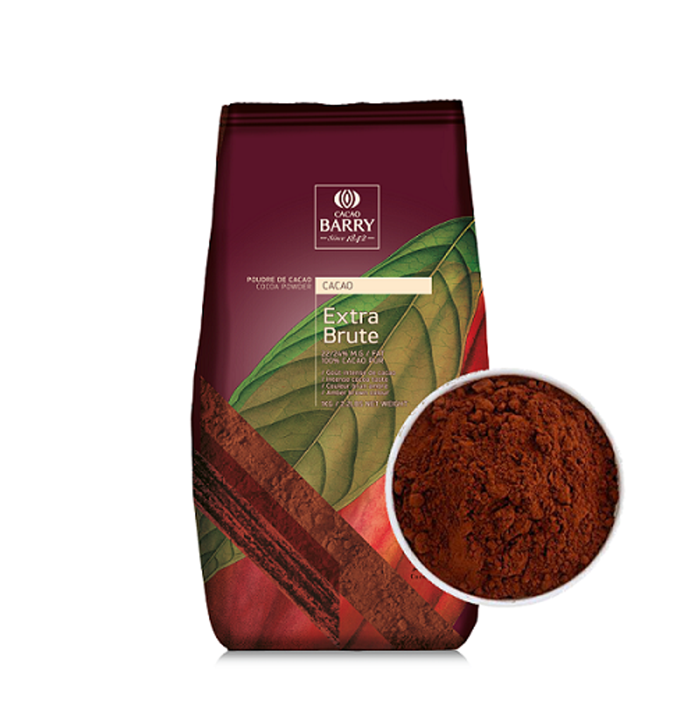 Какао-порошок Extra Brute 22/24%, Cacao Barry, 100 гр