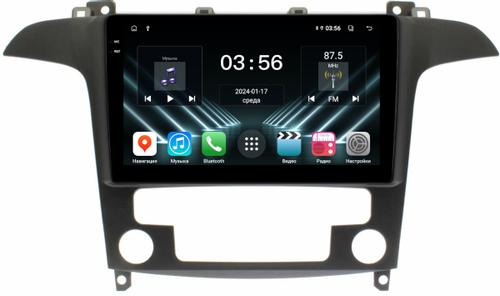 Магнитола для Ford S-Max, Galaxy 2 2006-2015 (климат) - FarCar S400-DX монитор 9.5" IPS на Android 13, CarPlay