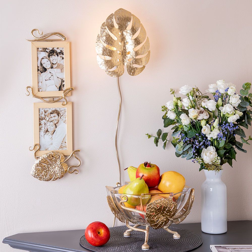 Бра настенный светильник Monstera Deliciosa (Монстера) Айвори