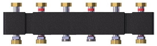 Коллектор Meibes M66301.931RU до 5 насосных групп 3-5 отопительных контура из нержавеющей стали