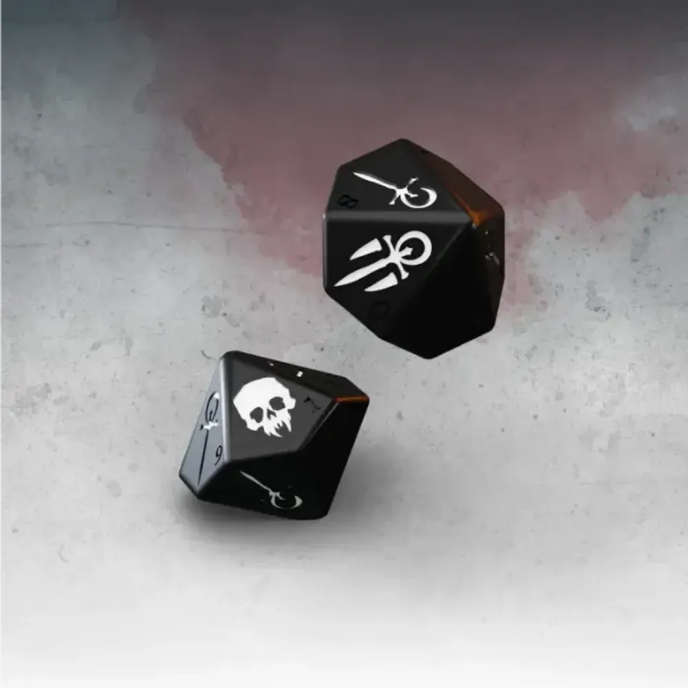 [Предзаказ] Extra Set of 2 D10 Dice (Black)