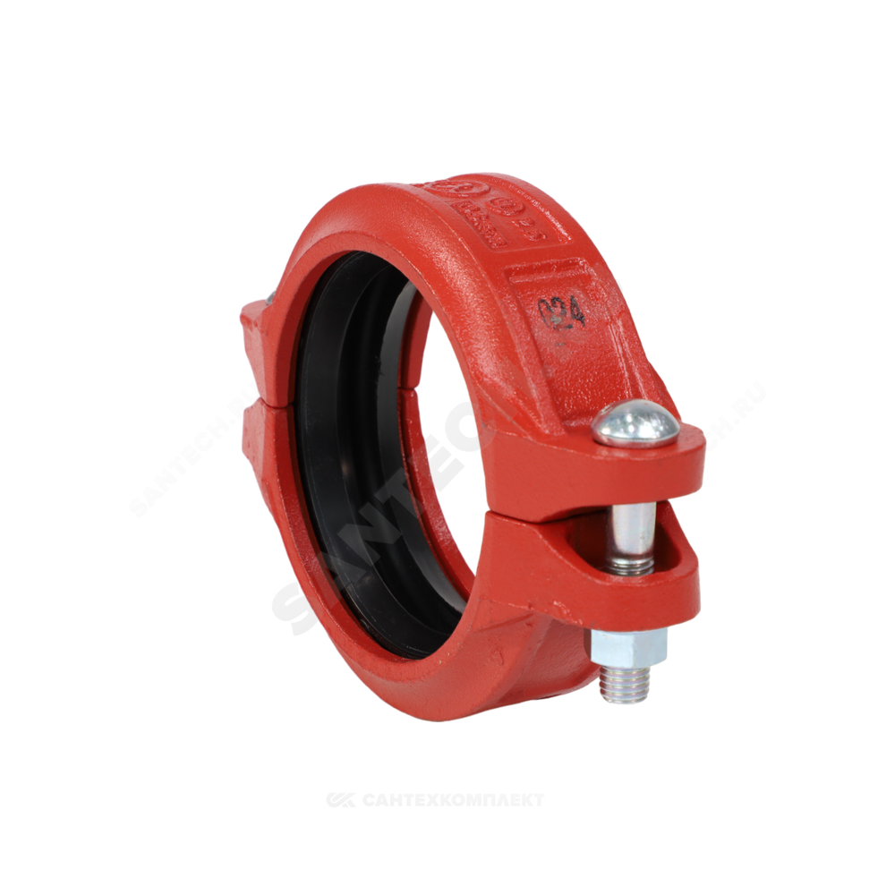Муфта гибкая грувлок ковкий чугун XGQT02B Ду25 (Дн34) Ру25 JIANZHI