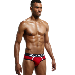Мужские трусы брифы красные JOCKMAIL JM2048-8