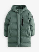 Куртка утепленная с капюшоном для мальчика Next Q51-584, Зеленый