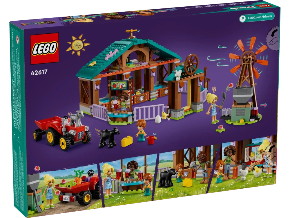 Конструктор LEGO Friends 42617 Приют для сельскохозяйственных животных