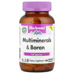 Bluebonnet Nutrition, мультиминералы и бор, 180 вегетарианских капсул