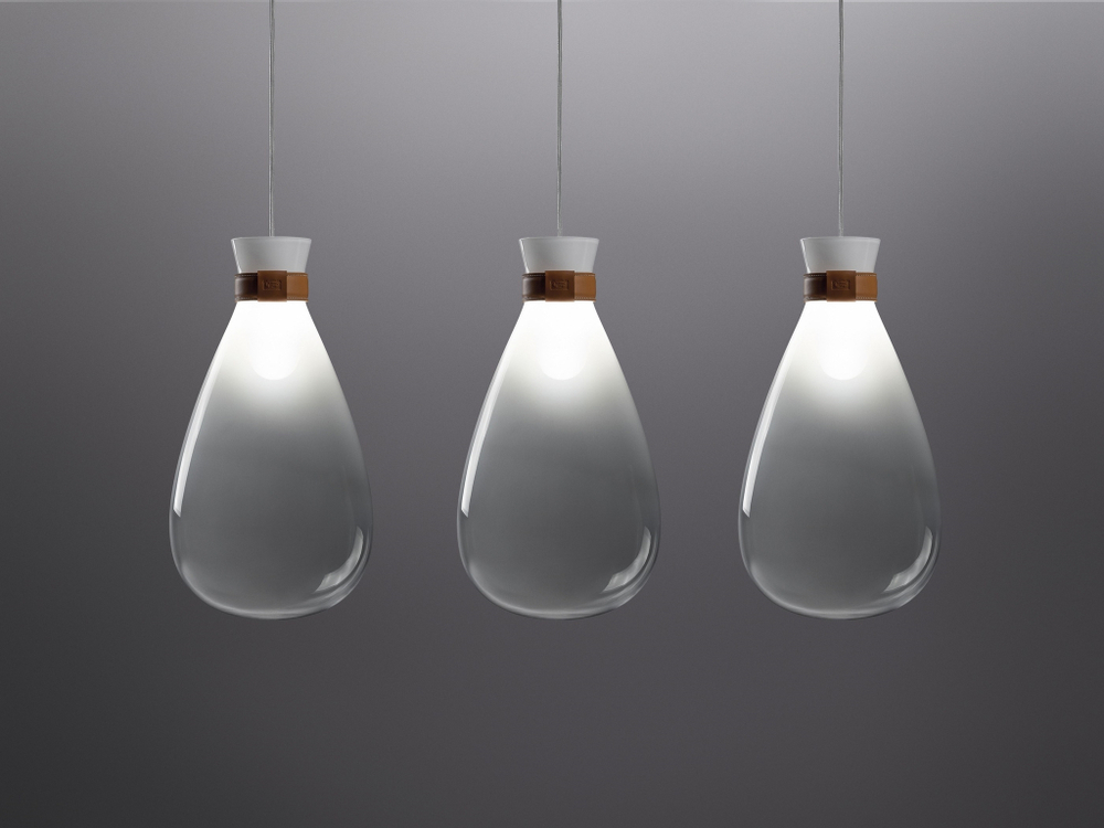 Pendant design lamp SOFFI ( M ) by Poltrona Frau