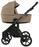 Детская коляска Roan Bass Next 2.0 3 в 1 с автокреслом Pituso Santiso Pro Black BSN/42/2 Mocha Mousse/Black/руч.Cappuccino