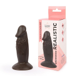 Реалистичный коричневый анальный фаллоимитатор на присоске Bior Toys Erowoman ER-30060-1