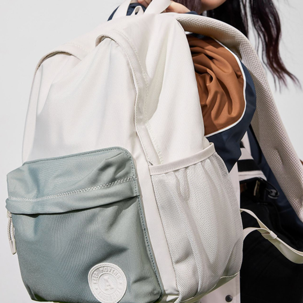 Anta Life Collection 600D*600D78T/PU Double Coated Backpack Regular Unisex Light Smoke Gray