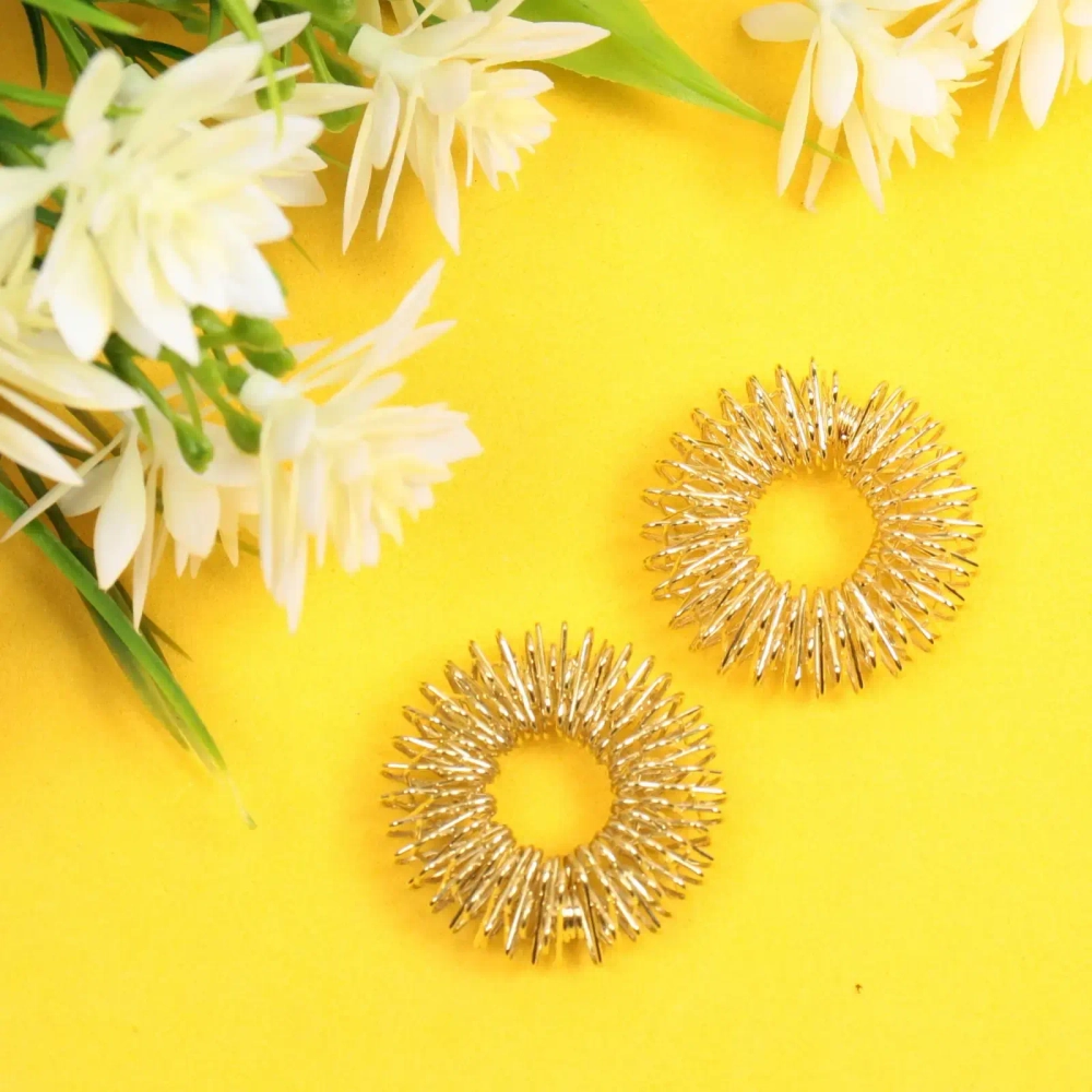 Массажер для пальцев «Кольцо Су-Джок» (набор 2 шт.), 3*0,9 см